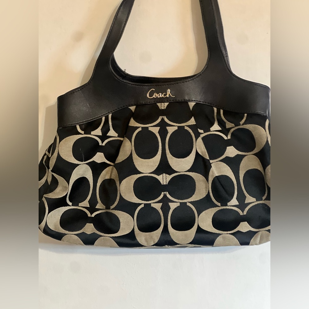 Coach Black and Cream Women's Bag